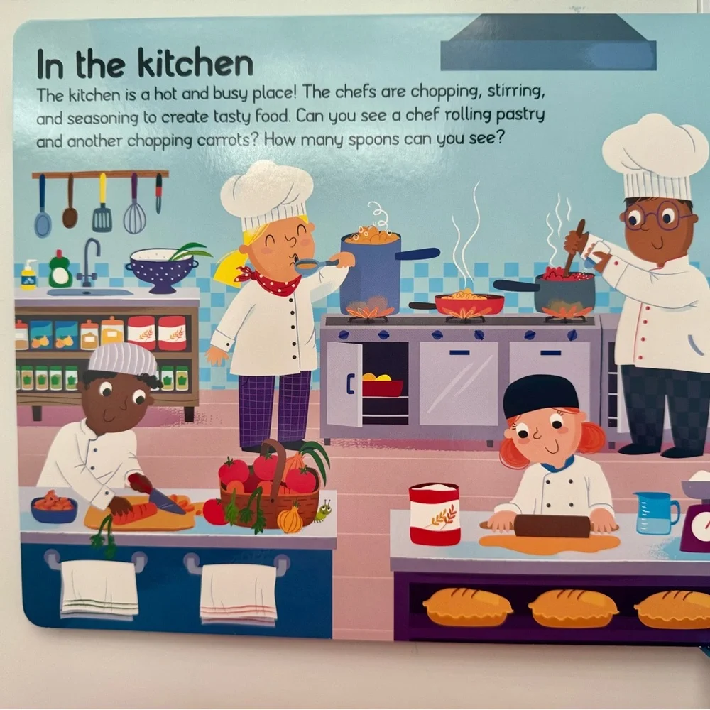 Chef's Kitchen Puzzle Book - Colorful